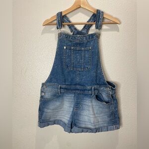 3/$15 No Boundaries Blue Denim Women's Shortalls